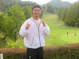 相模湖CCのコースで走り込みを行ったWBA、WBO世界スーパーバンタム級1位の中谷潤人
