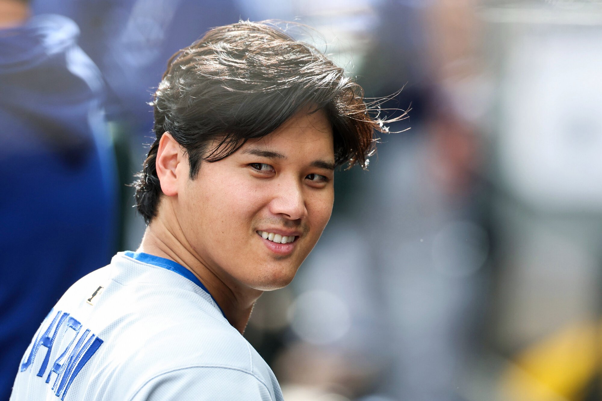 ドジャースの大谷翔平=金居達朗撮影