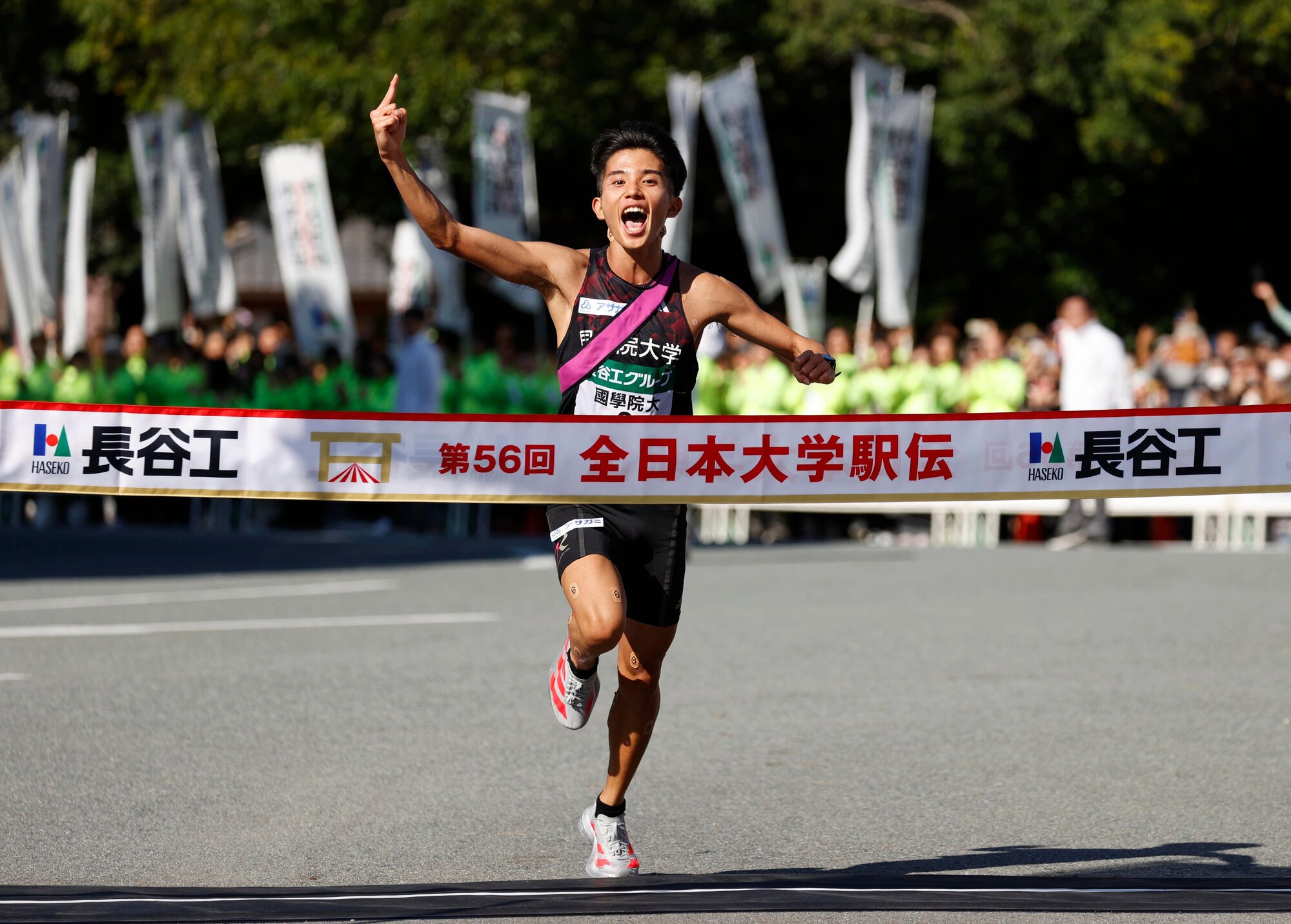 前回大会では国学院大が初優勝した=2024年11月3日、三重県伊勢市