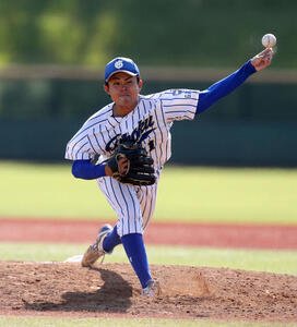 東北工大対東北学院大　先発した東北学院大･堀川(撮影･木村有優)