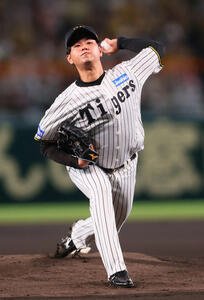 阪神対DeNA　阪神先発の高橋(撮影･上山淳一)