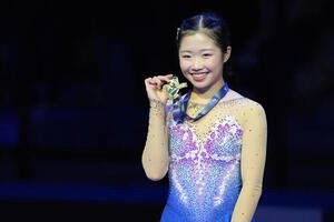 優勝した中井亜美(撮影･パオロ　ヌッチ)