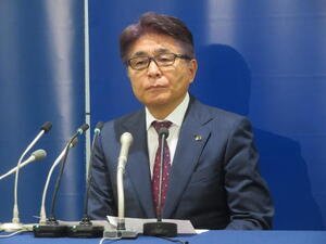 日本サッカー協会の新技術委員長に就任した山本昌邦ナショナルチームダイレクター(撮影･佐藤成)