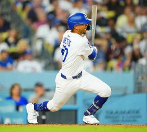 ドジャースのムーキー･ベッツ(25年8月撮影)