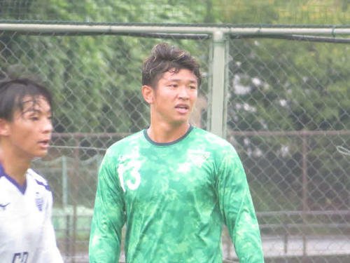 東京Vの山田剛綺は明大戦で後半16分から登場