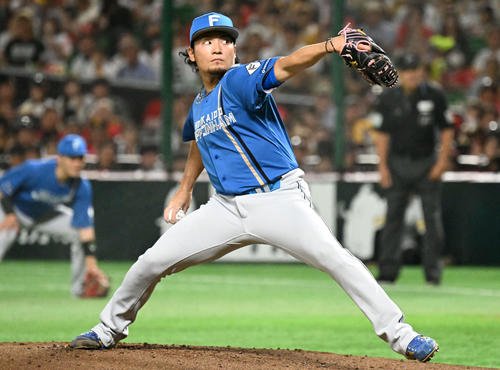 日本ハム伊藤大海(2025年10月17日撮影)