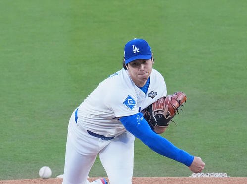28日Wシリーズ第4戦で先発した大谷翔平