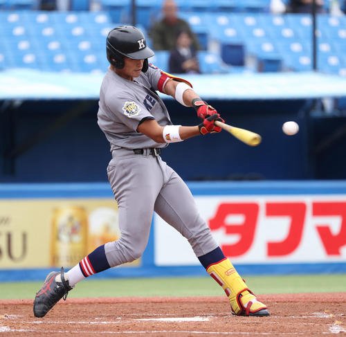 慶大･常松広太郎(2025年10月20日撮影)