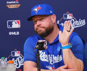 ブルージェイズ･シュナイダー監督(2025年10月26日撮影)