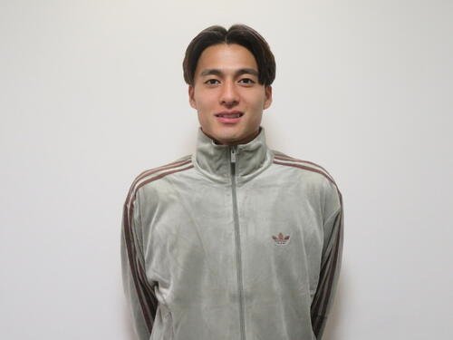 日刊スポーツの単独インタビューに応じたオランダ1部NECナイメヘンに所属するMF佐野航大(撮影･佐藤成)