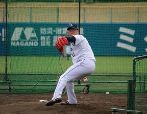 春野キャンプに参加する西武上田(撮影･金子真仁)