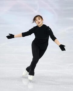 練習に臨む坂本(撮影･前田充)