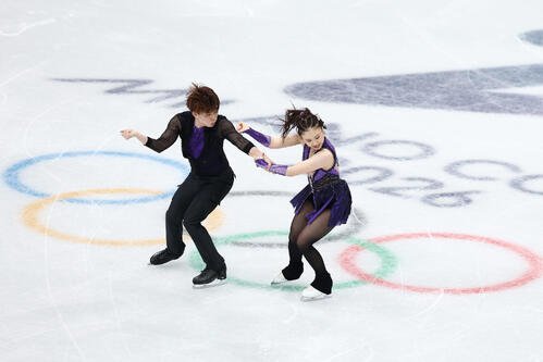 2026年2月4日、練習に臨む吉田(右)、森田組(撮影･前田充)