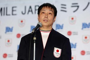 スマイルジャパン飯塚監督(2026年1月撮影)