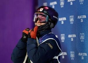 スノーボード　ビッグエア　1回目で好記録をマークした木村葵来