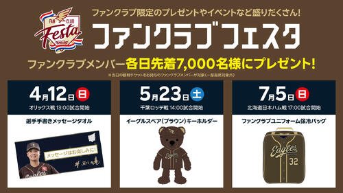 ファンクラブフェスタでのプレゼント