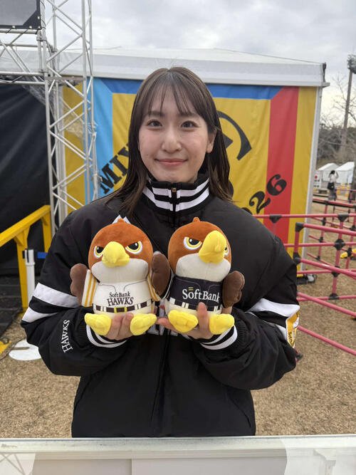 ｢タカのぬいぐるみ｣の仕掛け人ソフトバンクホークス事業統括本部マーケティング本部の原穂香さん
