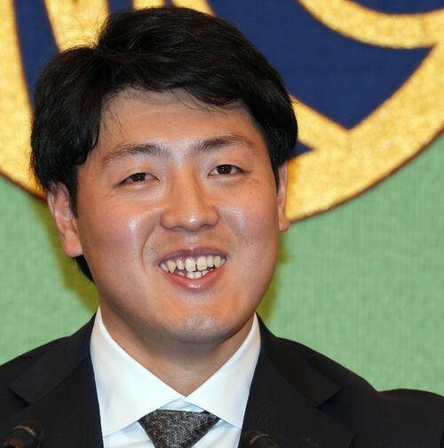 ブルージェイズの岡本和真(2026年1月撮影)