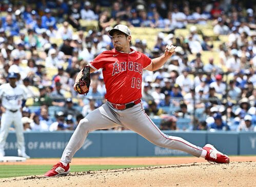 エンゼルスの菊池雄星(2025年5月)