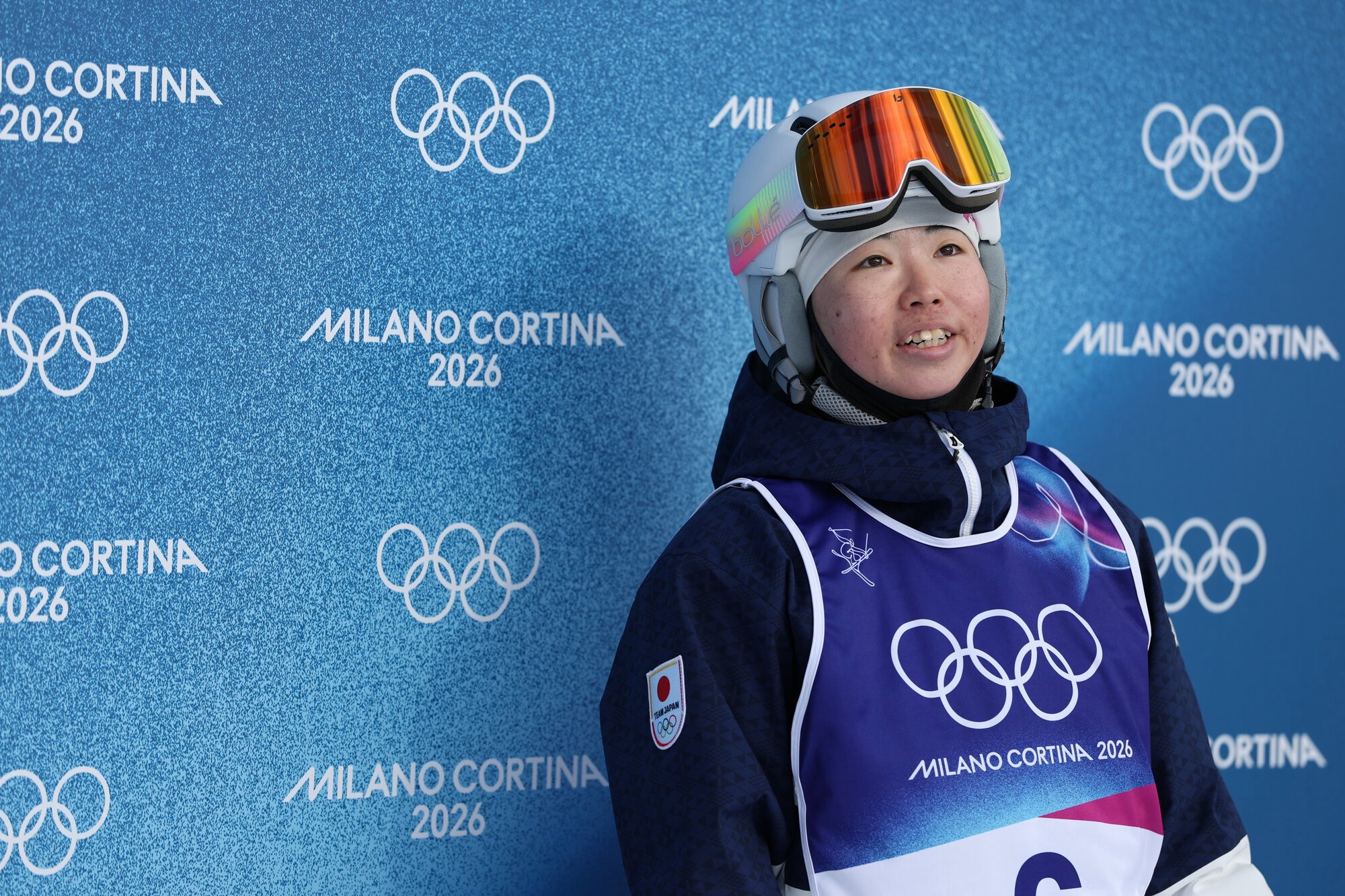 決勝の2回目を終え、得点を待つ冨高日向子=関田航撮影