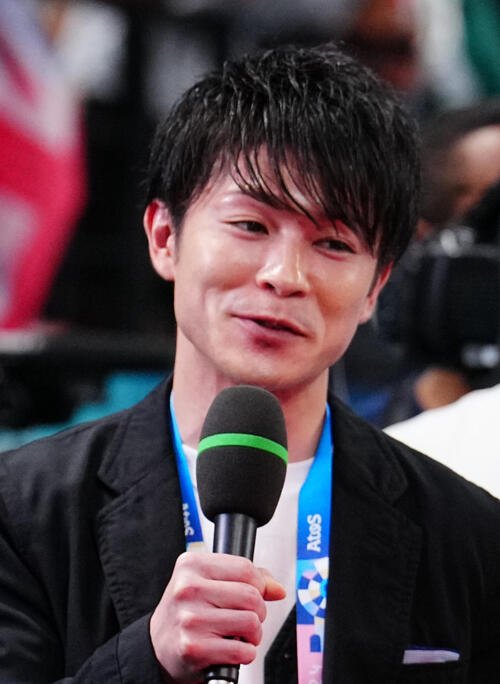 内村航平氏(2024年8月5日撮影)