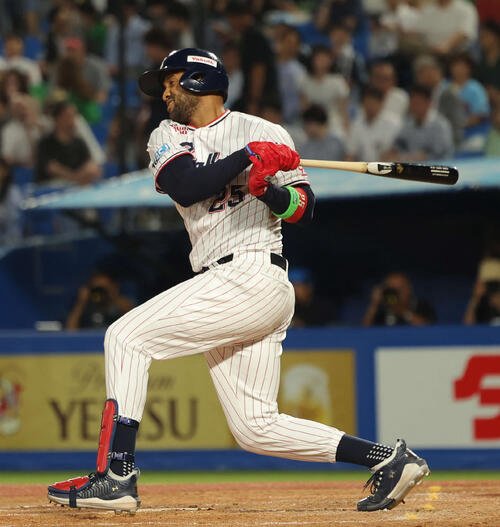 ヤクルト･ドミンゴ･サンタナ(2025年6月6日撮影)