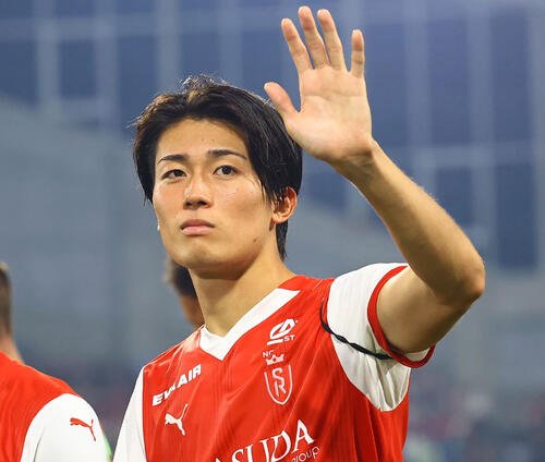 スタッド･ランス中村敬斗(2024年8月撮影)