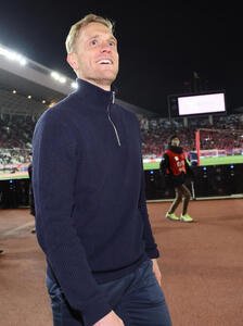 G大阪イェンス･ビッシング監督(2026年2月撮影)