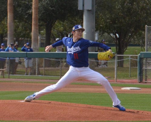 ライブBPを行った佐々木(撮影･斎藤庸裕)