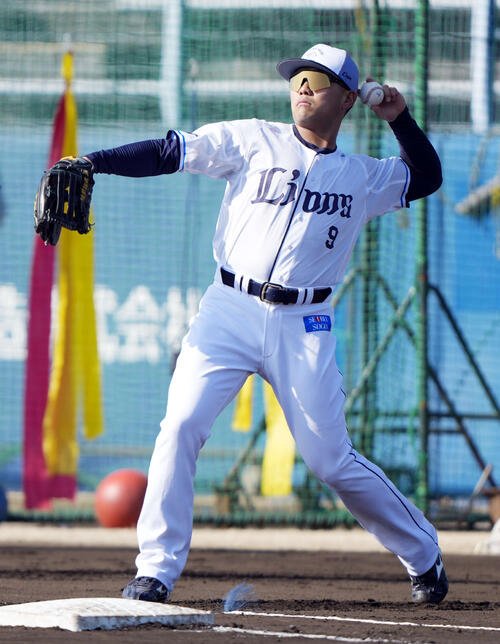 西武蛭間拓哉(2026年2月撮影)