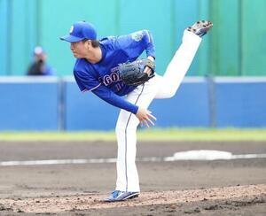 日本ハム対中日　中日2番手の桜井(撮影･江口和貴)