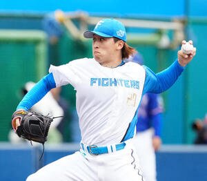 日本ハム対中日　日本ハム先発の細野(撮影･江口和貴)