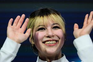 女子SP3位のアリサ･リュウ(AP)