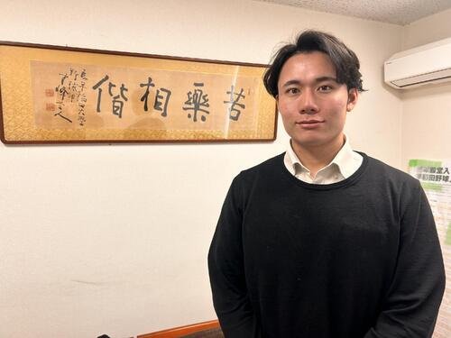 野球に一区切りをつけ、大手広告会社に進む早大･清宮(撮影･平山連)