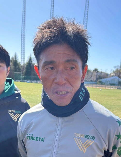 次節の町田戦に向けて取材に応じる東京Vの城福浩監督