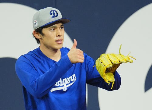 ドジャース佐々木朗希(2025年10月撮影)