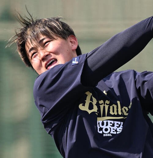 オリックス紅林弘太郎(2026年2月撮影)