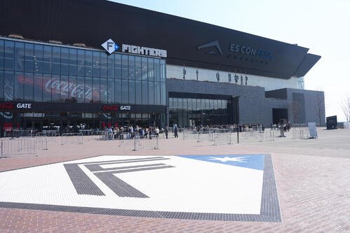 エスコンフィールド北海道の全景(2025年4月撮影)