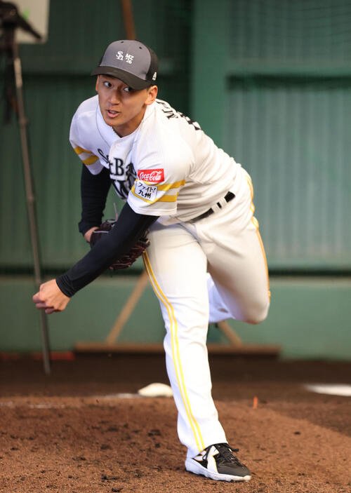 ソフトバンク前田悠伍(2026年2月撮影)