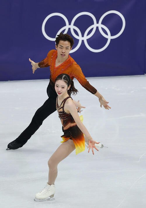 長岡柚奈、森口澄士組(2026年2月)