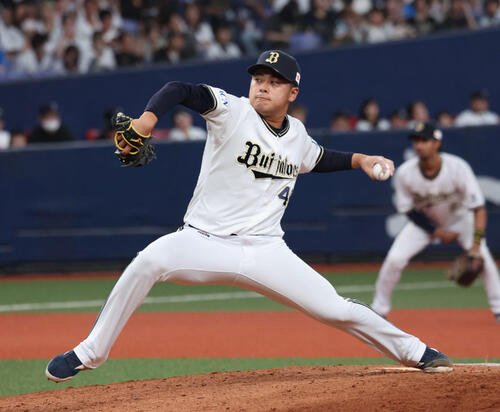 オリックス東松快征(25年10月2日撮影)