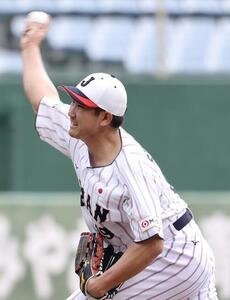 ライブBPに臨む菅野(撮影･河田真司)