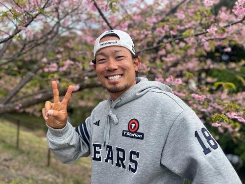 前西武で今季から韓国･斗山でプレーする田村伊知郎(撮影･金子真仁)
