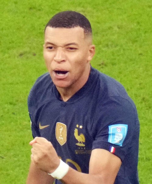 レアル･マドリードのFWエムバペ(2022年12月撮影)