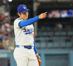 大谷翔平(2025年9月16日撮影)