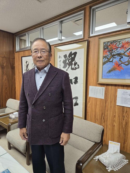 興南高･我喜屋優監督が初めて高校野球の｢7イニング制｣について語った(撮影･寺尾博和)