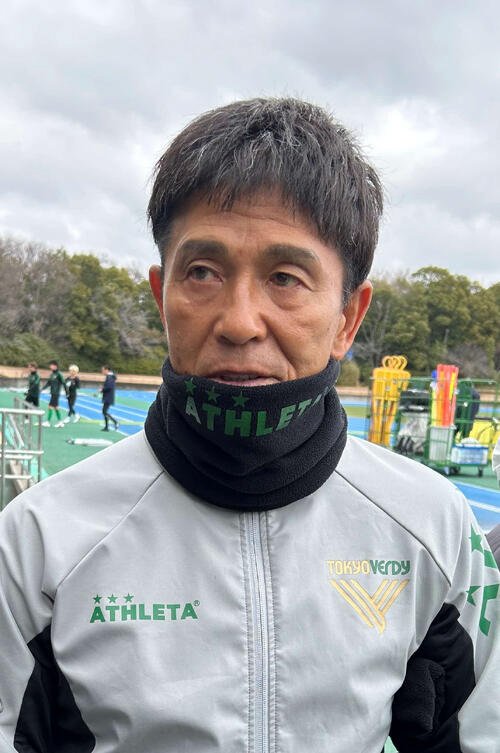 次節横浜戦に向けて取材に応じる東京Vの城福浩監督