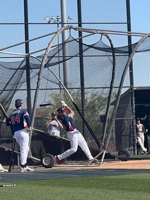 主将ジャッジが豪快な打撃を披露