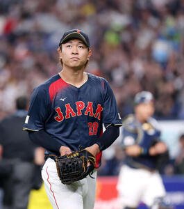阪神対日本　1回裏を抑える高橋(撮影･河田真司)