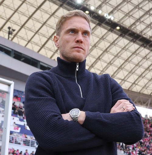 G大阪ビッシング監督(2026年2月7日撮影)